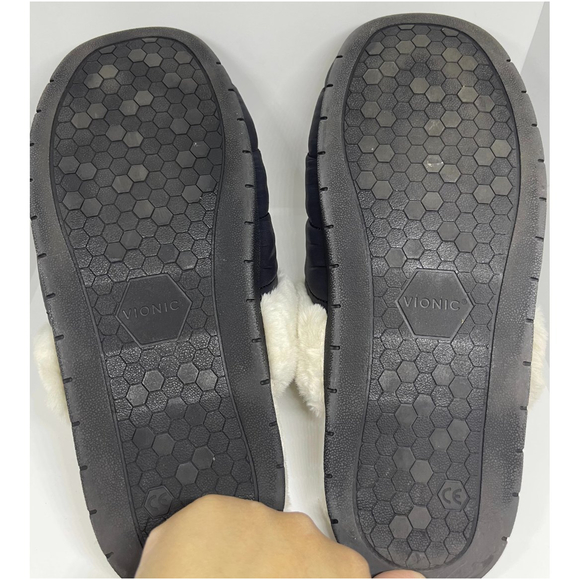 VIONIC Josephine Navy Blue Slipper - Picture 4 of 4